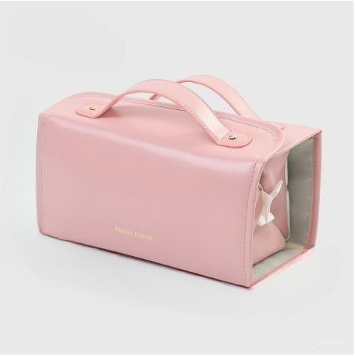 TO DAY 49%OFF Leather Waterproof Cosmetic Bag