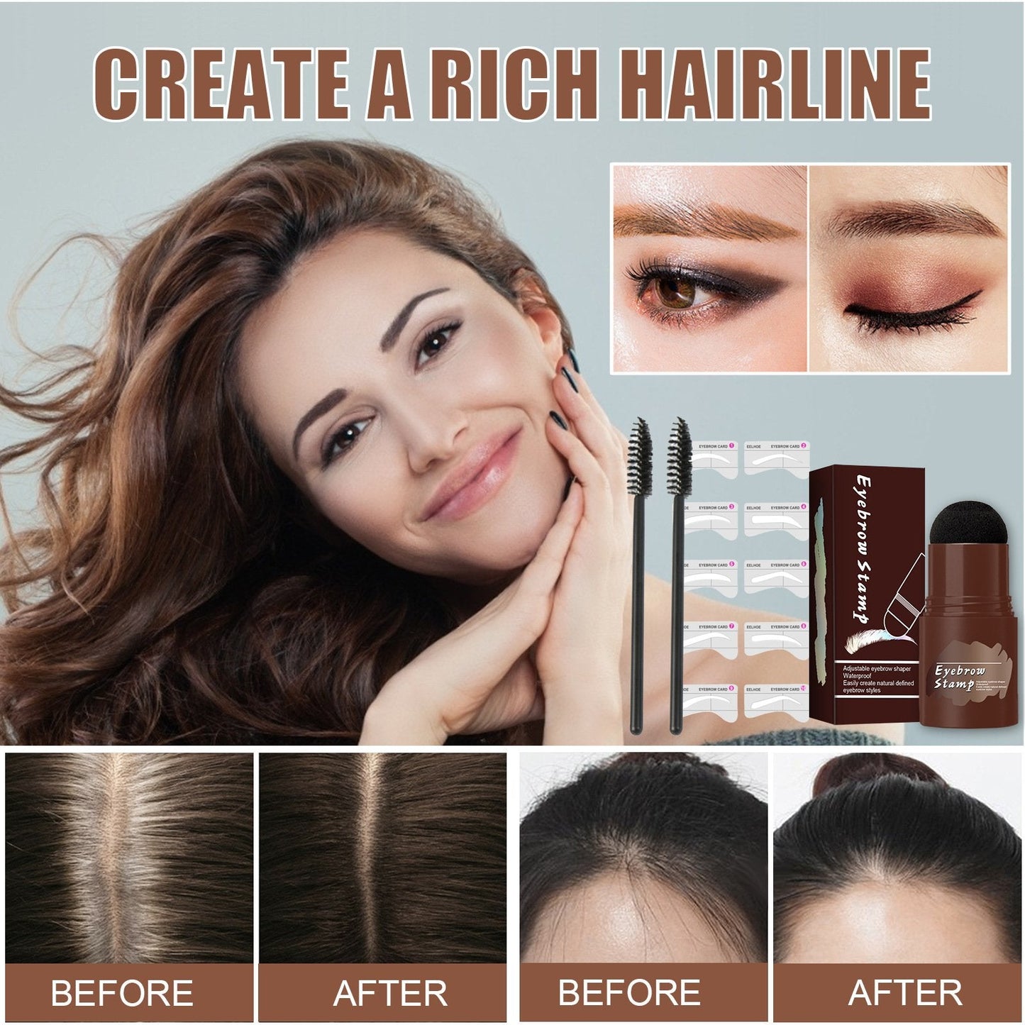 🔥LAST DAY - Perfect Brows Stencil & Stamp Kit